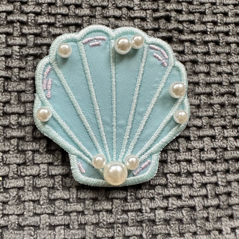 Stoney clover lane shell pearl embroidered sticker patch